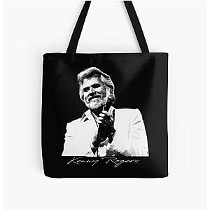 Kenny Rogers - Live All Over Print Tote Bag