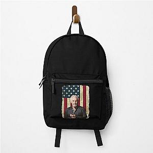 Vintage American Flag Kenny Rogers Legend Backpack