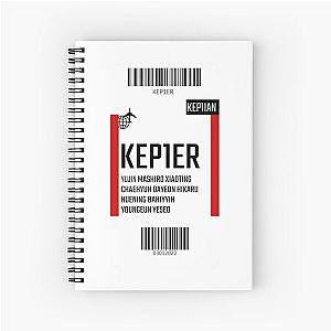 Kep1er Boarding Pass Spiral Notebook