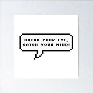 Kep1er Slogan Catch Your Mind Speech Bubble Poster