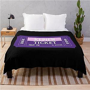 Kep1er Ticket Throw Blanket