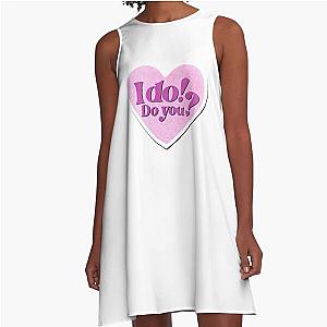 Kep1er I Do! Do You? graphic A-Line Dress