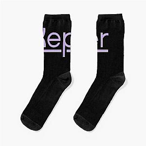 Kep1er KPop HD Logo (Lavender Ver.)   Socks