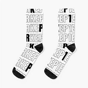 Kep1er Text Pattern Socks