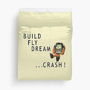 Build Fly Dream Crash Duvet Cover - Kerbal Space Program