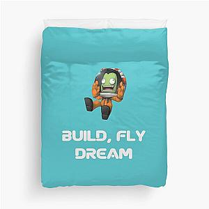 Build Fly Dream Crash Duvet Cover - Kerbal Space Program Kids Cartoon