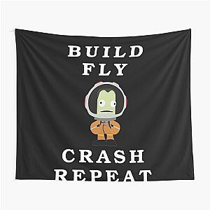 Build Fly Crash Repeat Tapestry - Kerbal Space Program