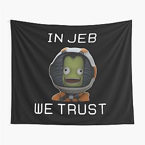 In Jeb We Trust Tapestry - Kerbal Space Program