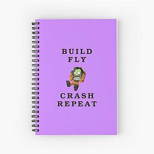 Build Fly Crash Repeat Kerbal Space Program Spiral Notebook