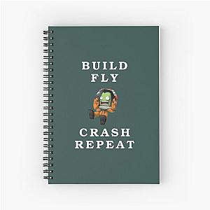 Build Fly Crash Repeat Kerbal Space Program Kerbals Spiral Notebook