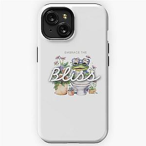 Keroppi Sticker, Embrace the Bliss Sticker, Flower Stickers iPhone Tough Case