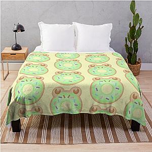 Kero Lime Donut (No Background) Throw Blanket