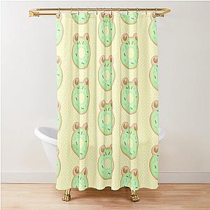 Kero Lime Donut Shower Curtain