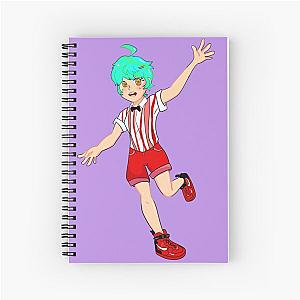 human anime boy keroppi Spiral Notebook