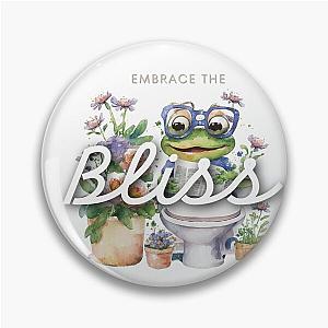 Keroppi Sticker, Embrace the Bliss Sticker, Flower Stickers Pin