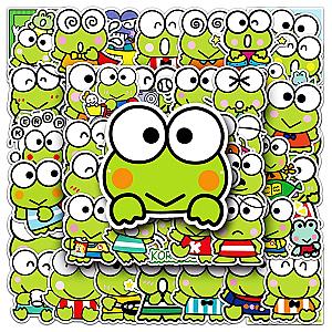 KEROKERO KEROPPI 10/30/50pcs Kawaii Cartoon Frog Stickers