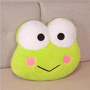 35-85cm Green Keroppi Cartoon Frog Doll Sofa Pillow Plush