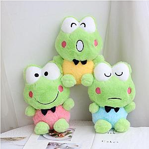 23cm Green Kerokero Keroppi Big Eye Frog Doll Plush