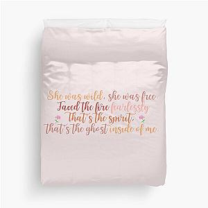 Kesha Chasing Thunder lyrics Duvet Cover