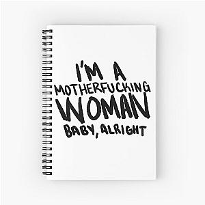 Kesha - Woman (Black Font) Spiral Notebook