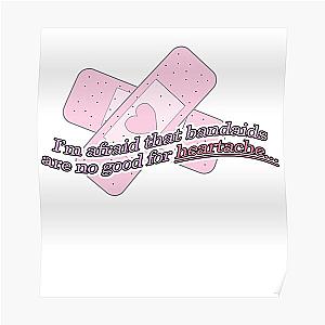 Keshi Bandaids Lyrics  Poster RB2407