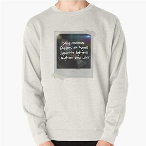 Keshi lyrics poster Pullover Sweatshirt RB2407