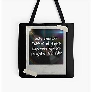 Keshi lyrics poster All Over Print Tote Bag RB2407