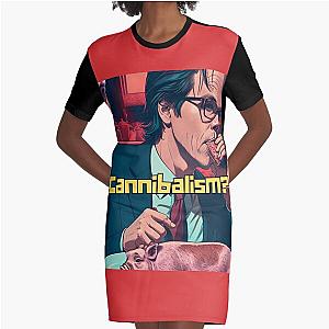 Cannibal Kevin Bacon  Graphic T-Shirt Dress