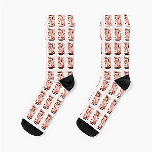 KEVIN BACON BUTTY - Another Great Illustration from Paul Cemmick's MOVIESTAR MUTATIONS Socks