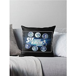 Six degrees of Kevin Bacon Throw Pillow