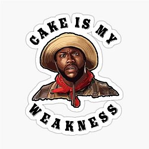 Cake Is My Weakness Kevin Hart Jumanji Sticker