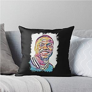 Kevin Hart Abstract Portrait Throw Pillow