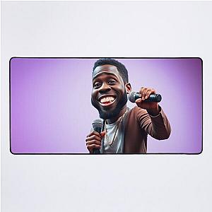 Caricature of Kevin Hart Iconic American Comedian Desk Mat