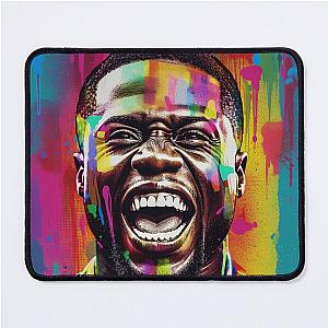 Kevin Hart Pop Celebrity Portrait Mouse Pad