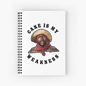 Cake is My Weakness Kevin Hart Jumanji Spiral Notebook