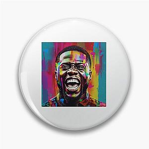 Kevin Hart Pop Art Portrait Pin