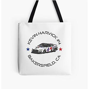 Kevin Harvick 4 All Over Print Tote Bag