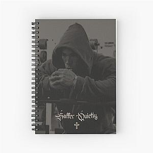 Suffer Quietly - Kevin Levrone Gym Shirt Spiral Notebook
