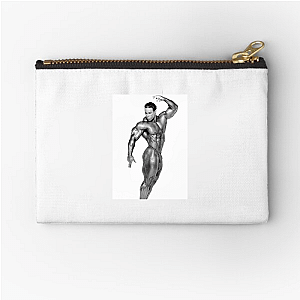 Champion Of Symmetry Kevin Levrone Zipper Pouches