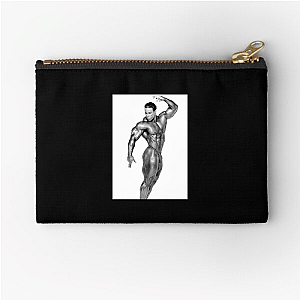 Champion Of Symmetry Kevin Levrone Zipper Pouches