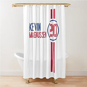 Kevin Magnussen Retro Shower Curtain
