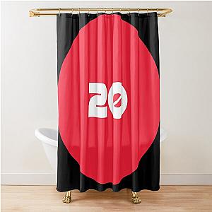 Kevin Magnussen Haas Red Shower Curtain