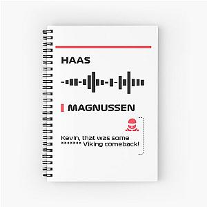 Kevin Magnussen Viking Comeback Spiral Notebook