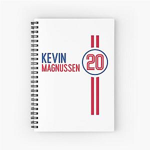 Kevin Magnussen Retro Spiral Notebook