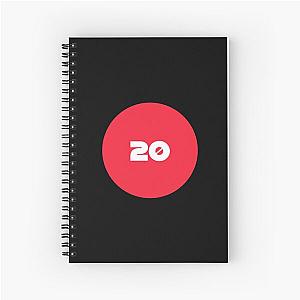 Kevin Magnussen Haas Red Spiral Notebook