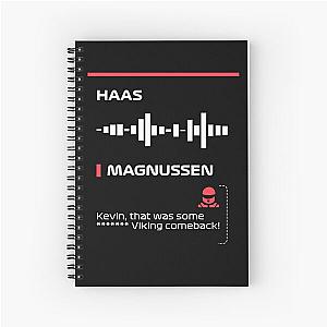 Kevin Magnussen Viking Comeback Dark Spiral Notebook