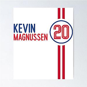 Kevin Magnussen 20th Retro Poster