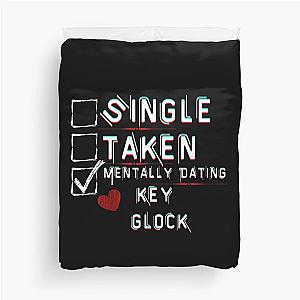 Mentally Dating Key Glock Duvet Cover