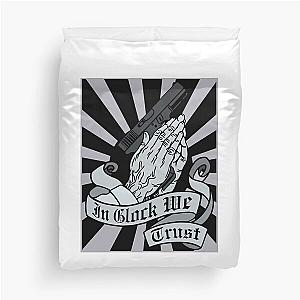 In Glock We Trust, Key Glock American  Duvet Cover