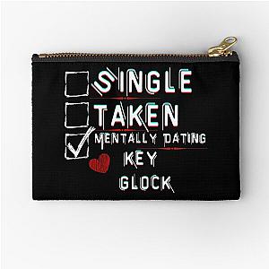 Mentally Dating Key Glock Zipper Pouch